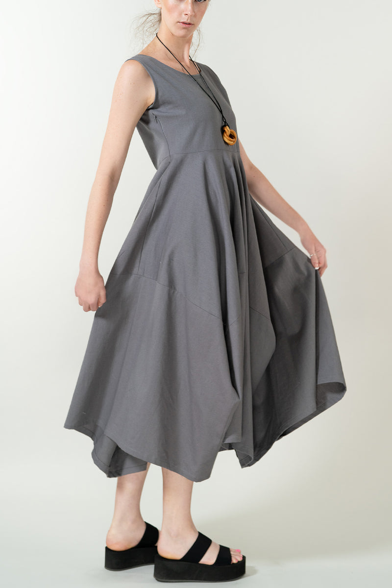 Dana Sabai Dress in Grey - AleOModa